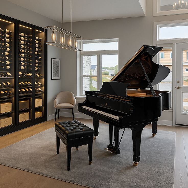 Historical Archival Antique Chickering Grand Piano Assembly